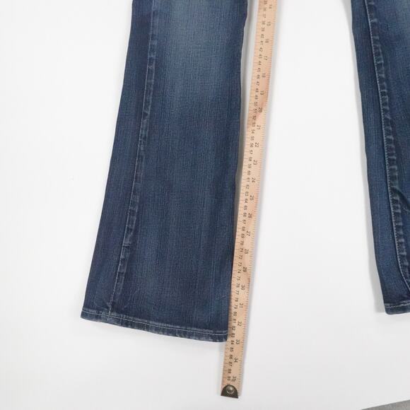 KUT from the Kloth Jeans Womens‎ 4 Blue Low Rise Bootcut Stretch Boho Western - Picture 8 of 16